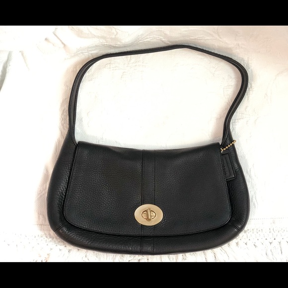 Coach Handbags - NEW COACH Black Handbag W/ Gold Tone Hardware